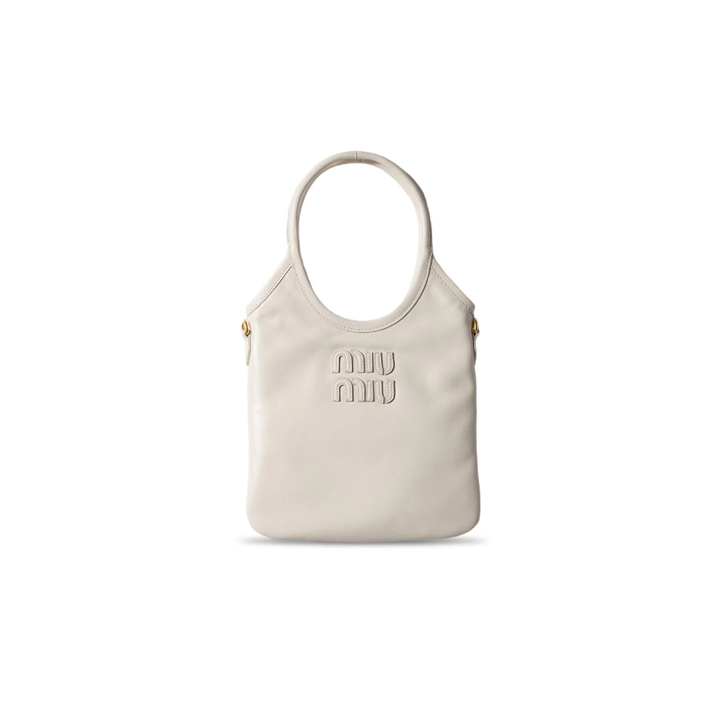 MIU MIU IVY LEATHER HANDBAG 5BA281 (24*20cm)